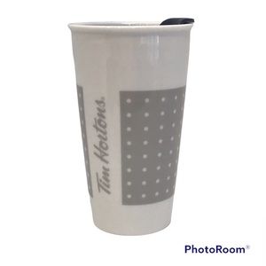 🍄 Tim Hortons tall mug with lid